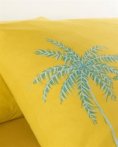 Glitter Palm Калъфка За Възглавница 2 бр. Памучен 50x70 см Киви зелено