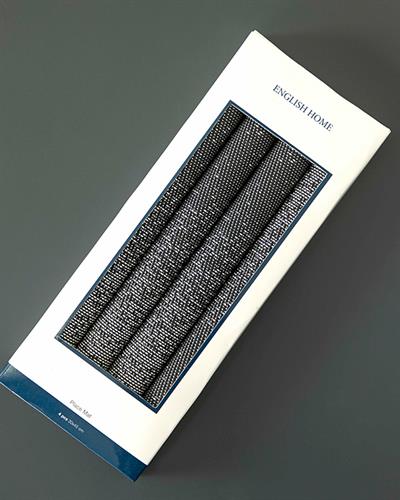 Glitz Подложки За Хранене 4 бр. Pvc 30x45 см Антрацит