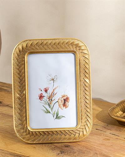 Gloria Рамка Полирезин, Златисто, 10 X 15 Cm