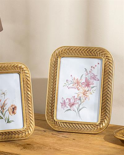 Gloria Рамка Полирезин, Златисто, 13 X 18 Cm