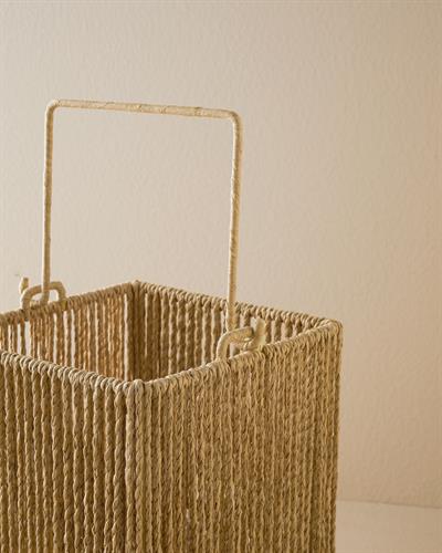 Gloria Wicker Lantern Natural.