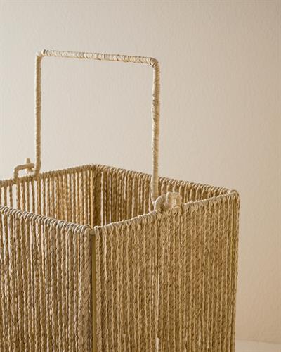 Gloria Wicker Lantern Natural.