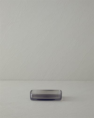 Gloria Glass 3 pcs Bathroom Set 6,5x6,5x18,5cm 10x10x11cm 9x13 Anthracite