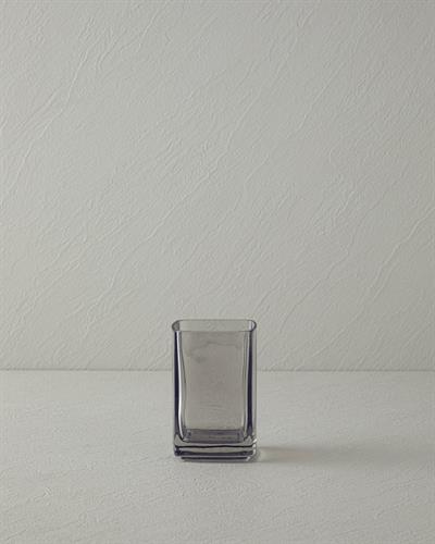 Gloria Glass 3 pcs Bathroom Set 6,5x6,5x18,5cm 10x10x11cm 9x13 Anthracite