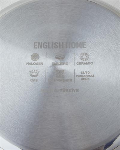 Glow Тенджера Дълбок Стомана 16x10 cm Сребърен.