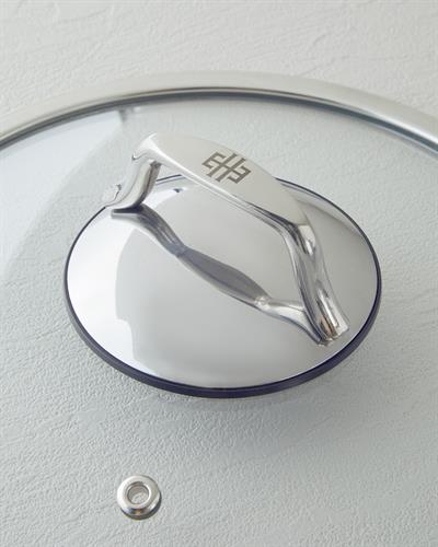 Glow Тенджера Дълбок Стомана 20x10 cm Сребърен.