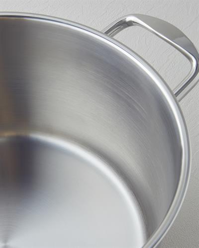 Glow Тенджера Дълбок Стомана 24x14 cm Сребърен.