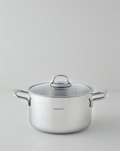 Glow Тенджера Дълбок Стомана 24x14 cm Сребърен.