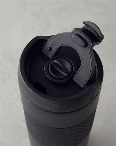 Glow Чаша За Пътуване Френска преса Стомана 450 мл Черен