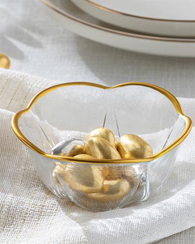 Golden Glass Appetizers 9 cm Gold