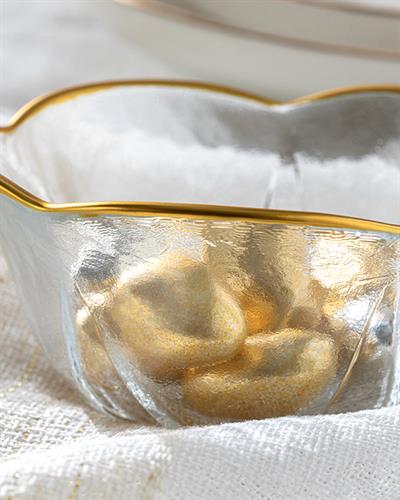 Golden Glass Appetizers 9 cm Gold