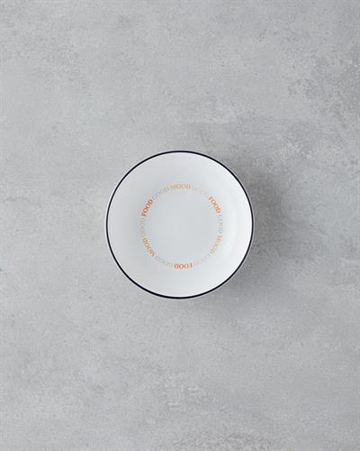 Купа За Аперитив Керамика 13 см Оранжев-Черен