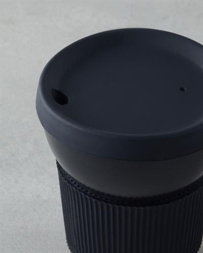 Чаша За Пътуване Порцелан 350 мл.. Черен