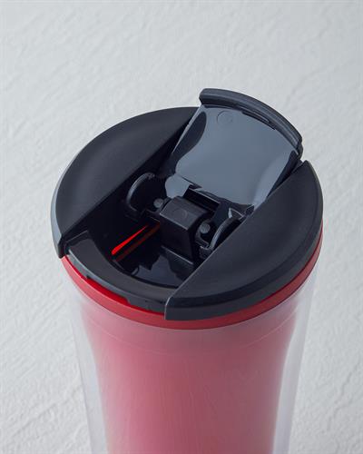 Чаша За Пътуване Акрил 350 мл.. Червен