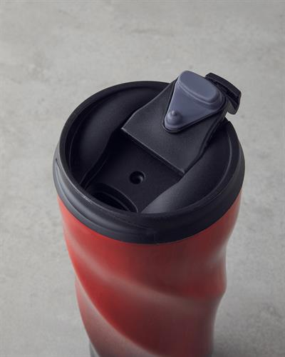 Чаша За Пътуване Стомана 500 мл Червен - Черен