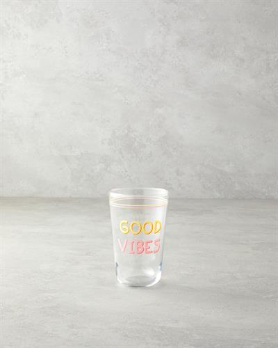 Good Vibes Чаша 3 бр. Стъкло 400 мл Розов