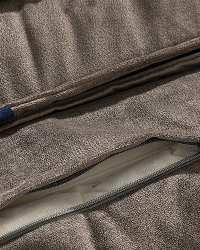 Gozo Декоративен Диван Кадифе, Антрацит, 65 X 78 X 78 Cm