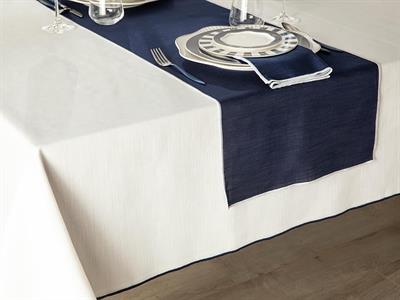 Grace Покривка За Маса Полиестер, Бяло, 150 X 200 Cm