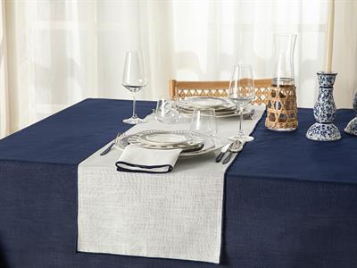 Grace Покривка За Маса Полиестер, Тъмно Синьо, 150 X 200 Cm