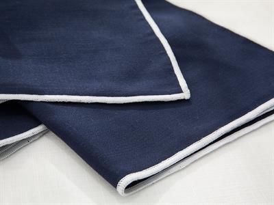 Grace Салфетка За Гости 4 Бр., Полиестер, Тъмно Синьо, 45 X 45 Cm