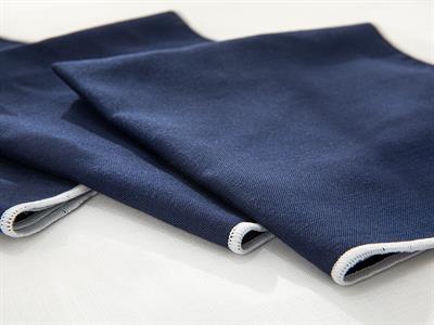 Grace Салфетка За Гости 4 Бр., Полиестер, Тъмно Синьо, 45 X 45 Cm