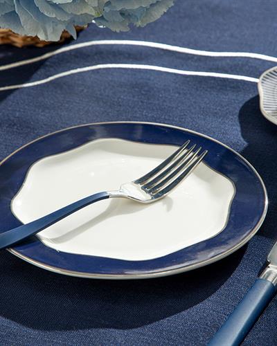 Grace New Bone Dessert Plate 15 cm Dark Blue
