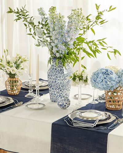 Grace New Bone Dessert Plate 15 cm Dark Blue