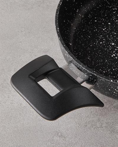 Granada Комплект тиган с две дръжки-ти 2 части Алуминий 20x26 см Черен