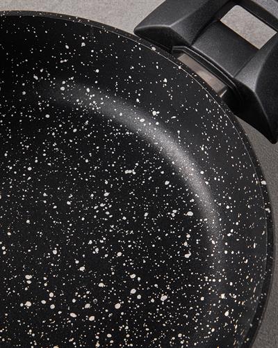 Granada Комплект тиган с две дръжки-ти 2 части Алуминий 20x26 см Черен