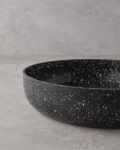 Granada Комплект Тигани 2 части Алуминий 24-28 см Черен