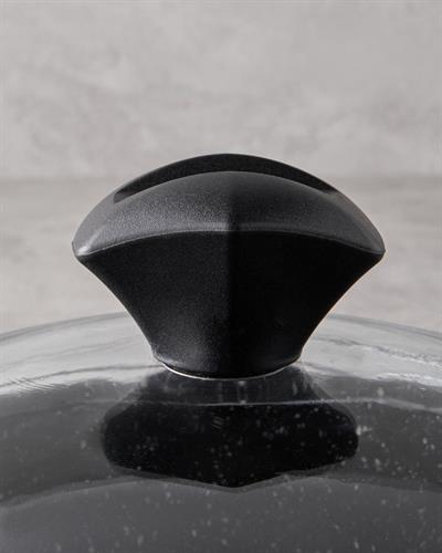 Granada Комплект Тенджери 5 части Алуминий 20-26-26 см Черен