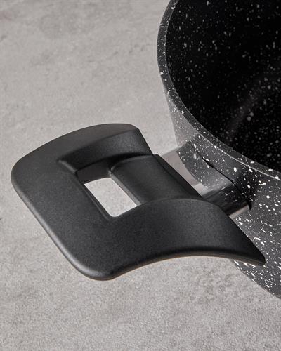 Granada Комплект Тенджери 5 части Алуминий 20-26-26 см Черен