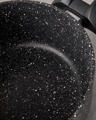 Granada Комплект Тенджери 5 части Алуминий 20-26-26 см Черен