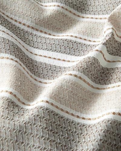 Grand Спален Комплект Кралски размер Лъскави багрени нишки 240x220 см Бронзов