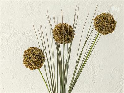 Grass Bush Изкуствено Цвете Един Стрък 63 см Зелен