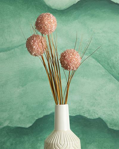 Grass Bush Изкуствено Цвете Един Стрък 63 см Пепел от рози