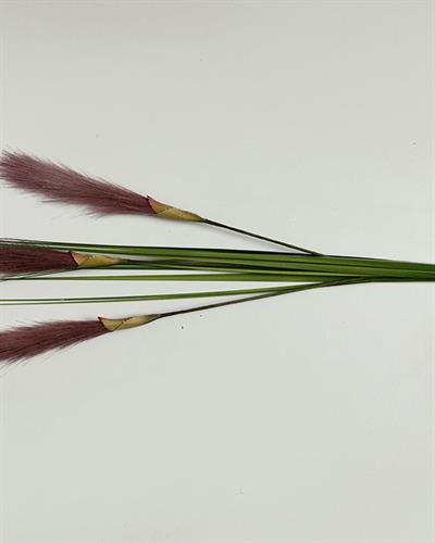 Grassy Изкуствено Цвете Един Стрък Полиестер 72 см Дамсон