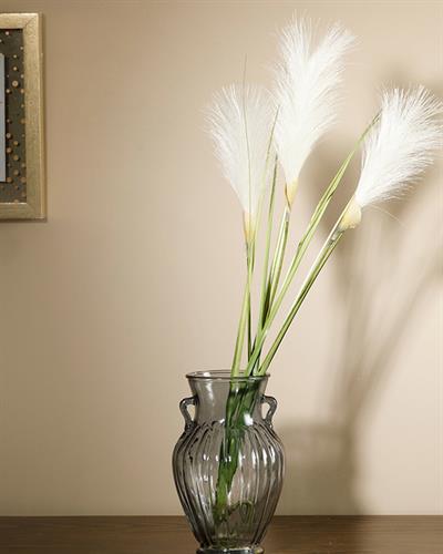 Grassy Изкуствено Цвете Един Стрък Полиестер 72 см Бял