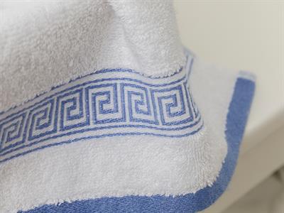 Greek Key ХАВЛИИ ЗА РЪЦЕ Жакардов 30x45 cm White