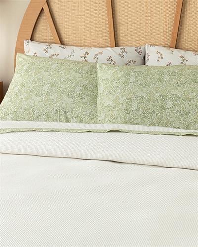 Greens Комплект Пике Единичен Размер, Шарени, Екру, 150 X 220 Cm