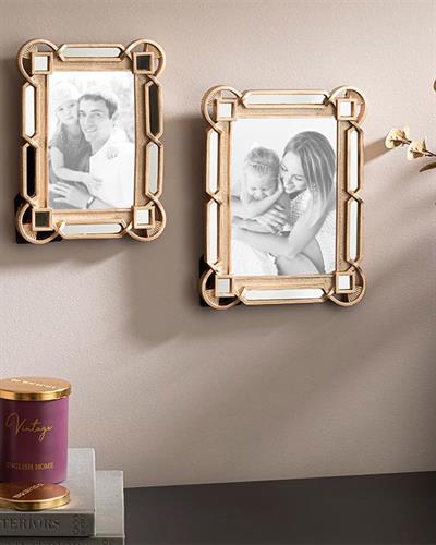 Greta Рамка Полирезин 19x24 см Златен