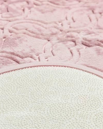 Ground ПОСТЕЛКА ЗА БАНЯ КО С нехлъзгащ се гръб Гореща Щампа 60x90 + 40x60 cm Powder Pink.