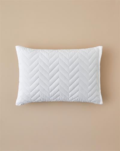 Handy Протектор За Възглавница Антибактериален устойчив на влага Памучен 50x70 см Бял