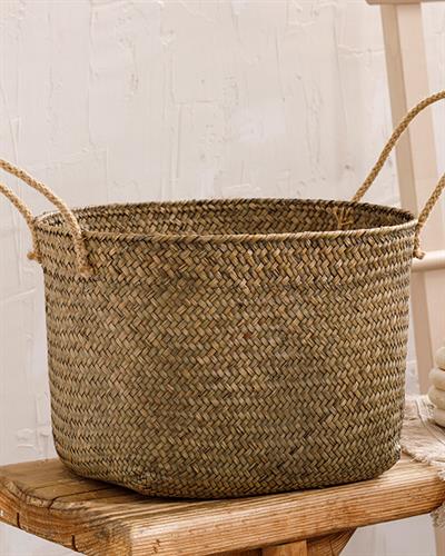 Hanna Кошница Слама 35x25x22 см Бежов