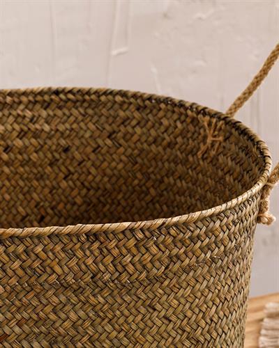 Hanna Кошница Слама 35x25x22 см Бежов