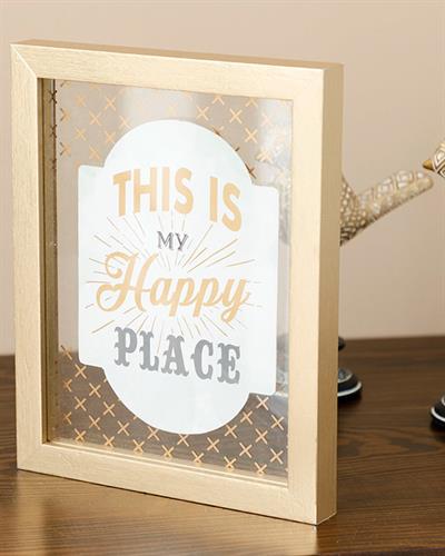 Happy Home ТАБЛИЦА Мдф 20x25 cm Brown,