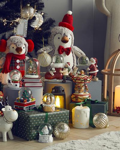 Happy Snowman Снежен Глобус 6,5x8,3x9 см Бял