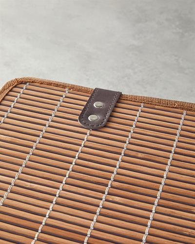 Hardwood Кутия За Съхранение Бамбук, Кафяво, 28 X 20 X 18 Cm