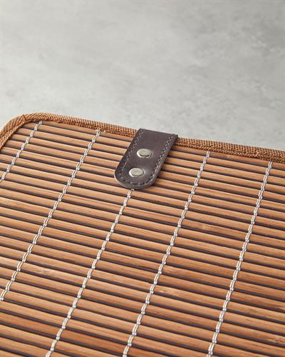 Hardwood Кутия За Съхранение Бамбук 33X23X20 cm Кафяв