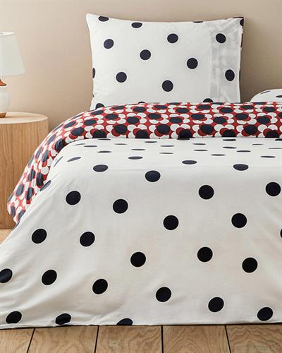 Harmonic Fusion Спален Комплект Двоен Памук 200x220 см Червен